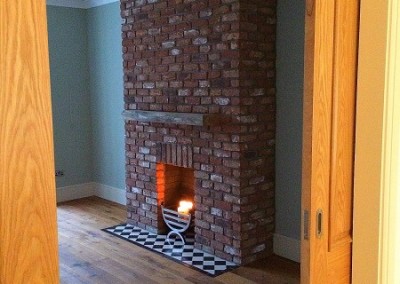 Woodwork and Chimney on new build - Kelly Bros
